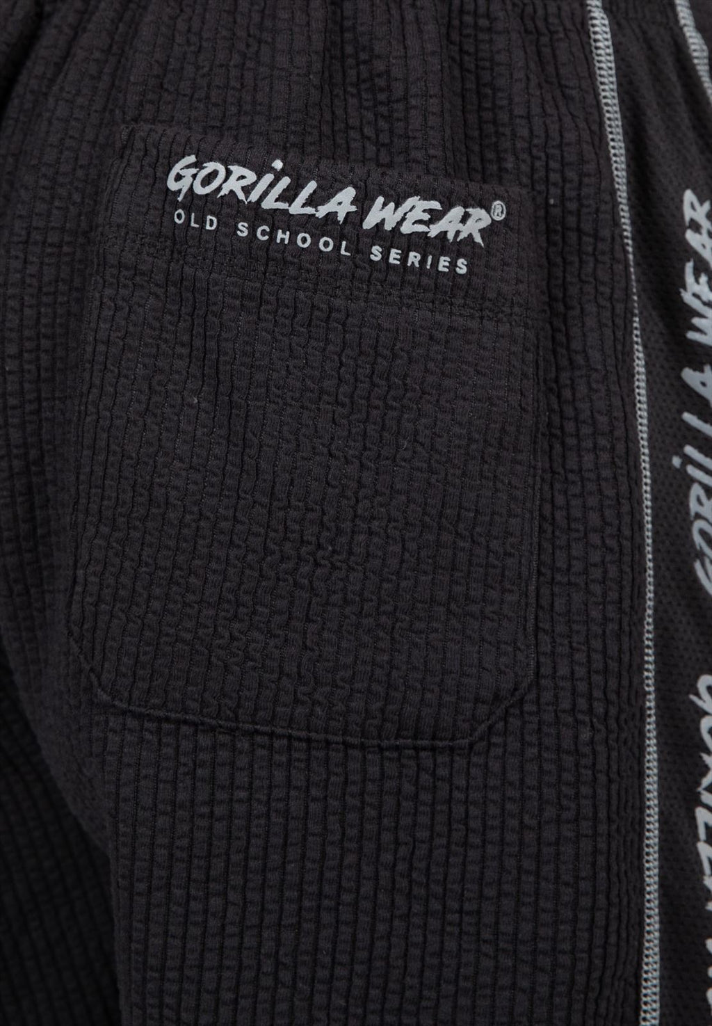Gorilla Wear Buffalo Old School Workout Shorts - Noir/Gris