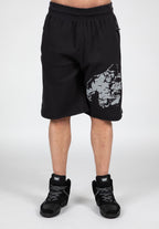 Gorilla Wear Buffalo Old School Workout Shorts - Noir/Gris