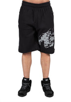 Gorilla Wear Buffalo Old School Workout Shorts - Noir/Gris