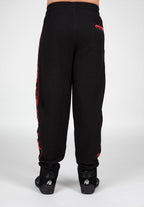 Gorilla Wear Buffalo Old School Workout Pants - Noir/Rouge