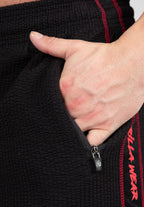 Gorilla Wear Buffalo Old School Workout Pants - Noir/Rouge