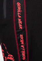 Gorilla Wear Buffalo Old School Workout Pants - Noir/Rouge