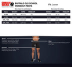 Gorilla Wear Buffalo Old School Workout Pants - Noir/Rouge