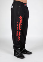 Gorilla Wear Augustine Old School Pants - Noir/Rouge