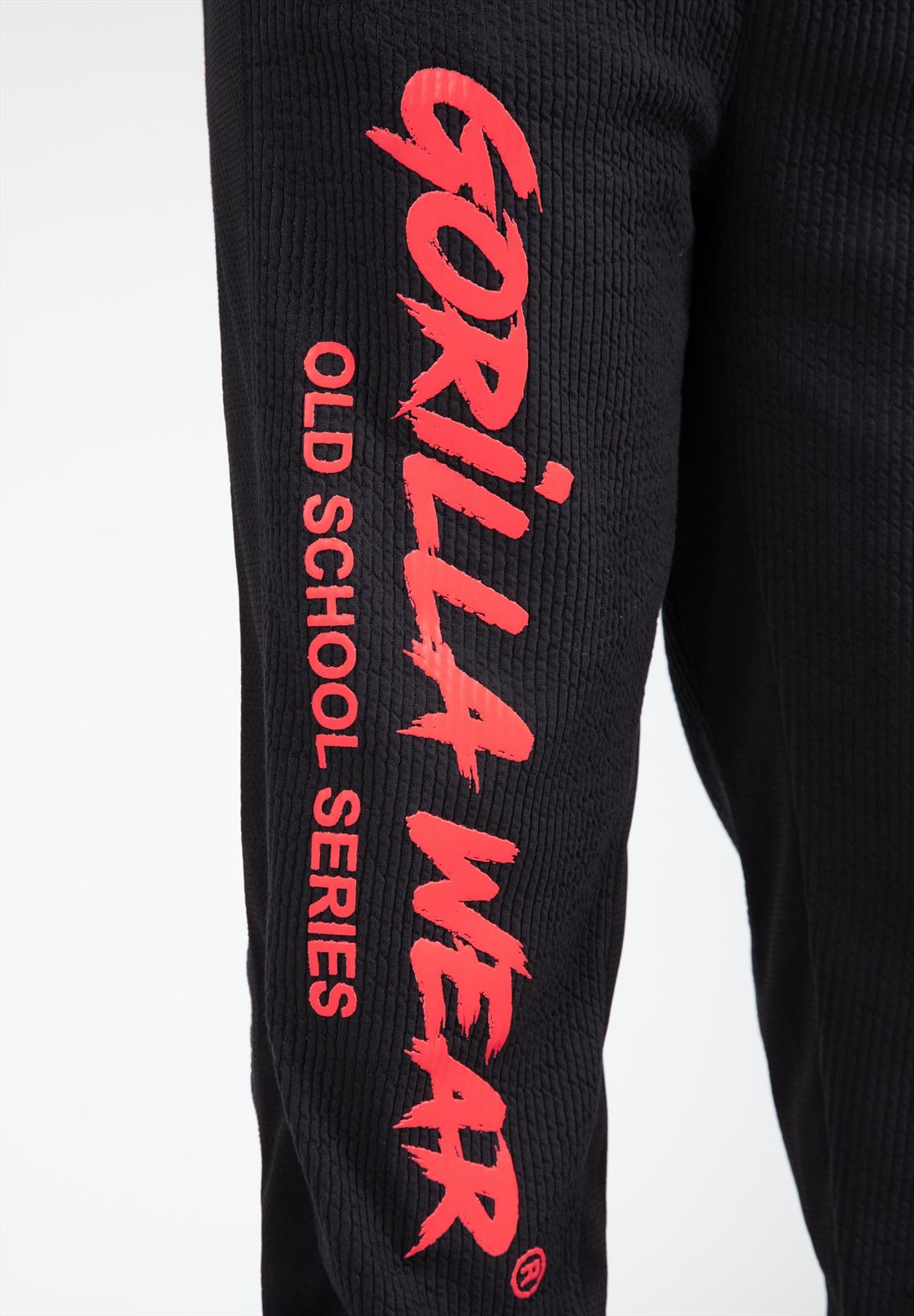 Gorilla Wear Augustine Old School Pants - Noir/Rouge