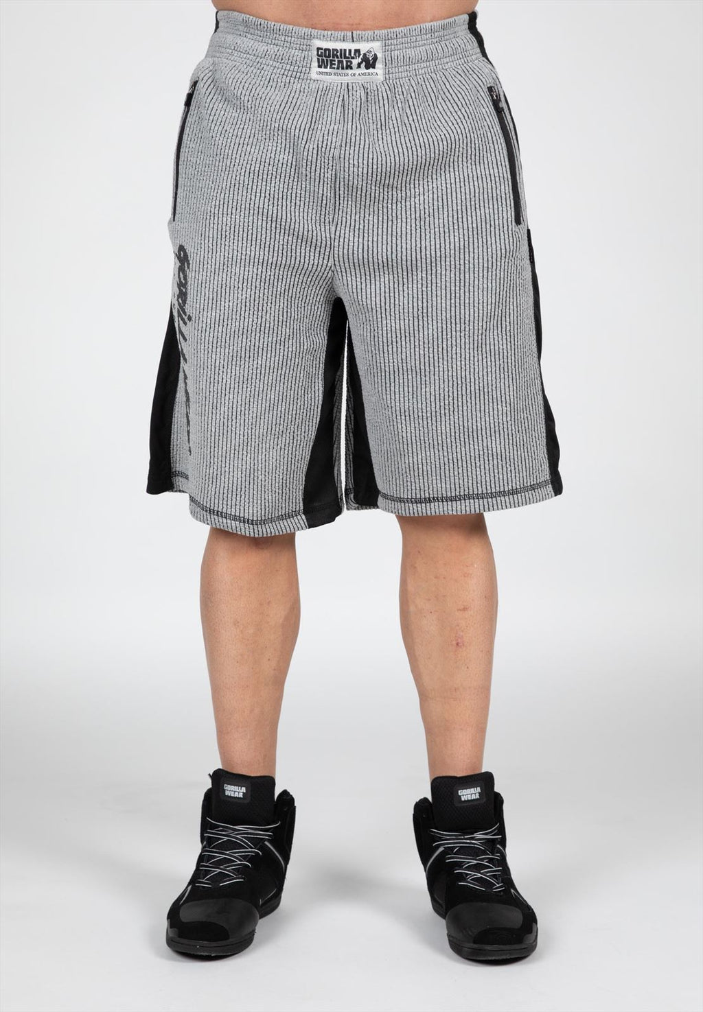 Gorilla Wear Augustine Old School Shorts - Gris