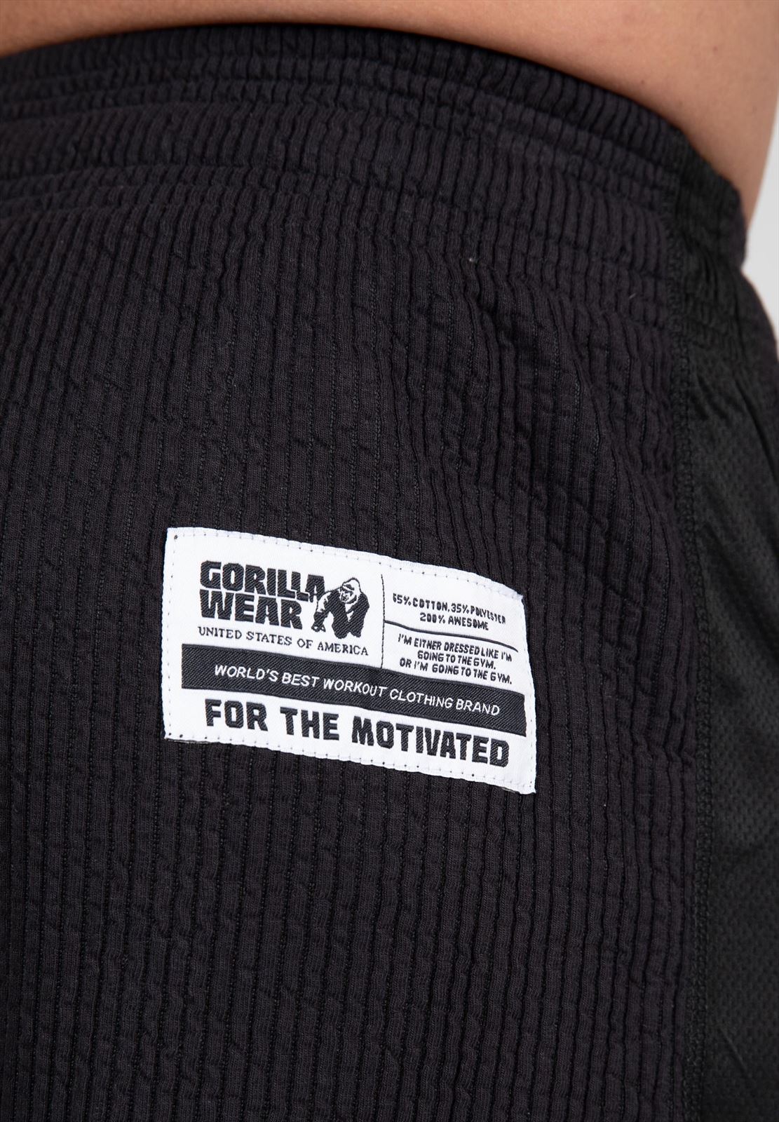 Gorilla Wear Augustine Old School Shorts - Noir