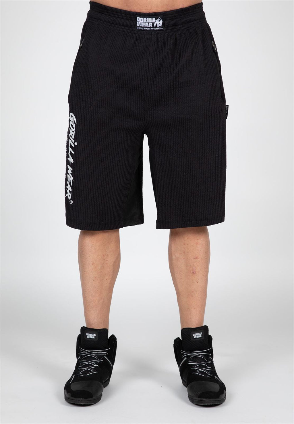 Gorilla Wear Augustine Old School Shorts - Noir