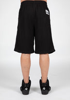 Gorilla Wear Augustine Old School Shorts - Noir/Rouge