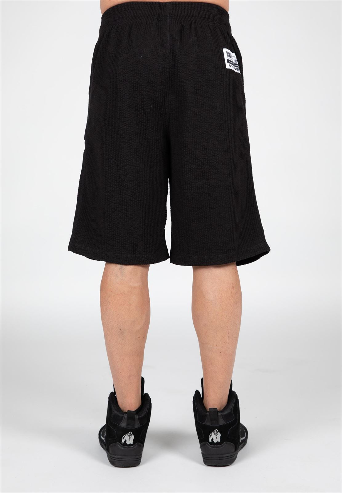 Gorilla Wear Augustine Old School Shorts - Noir/Rouge