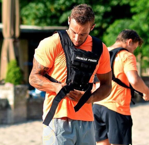 Muscle Power Gilet de Poids de 10 kg - Deuxième Chance