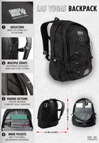 Gorilla Wear Las Vegas Backpack - Noir