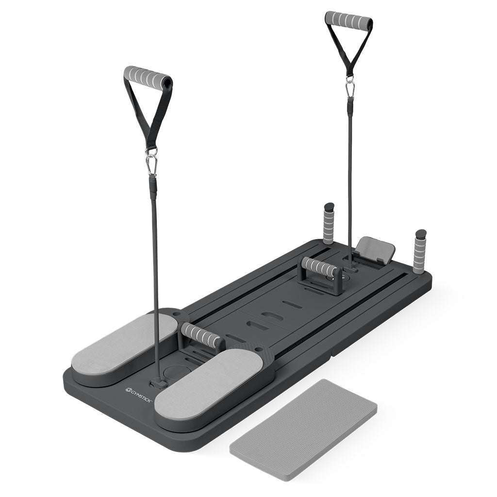 Gymstick Pilates V Reformer Board - Zwart/Black Rose