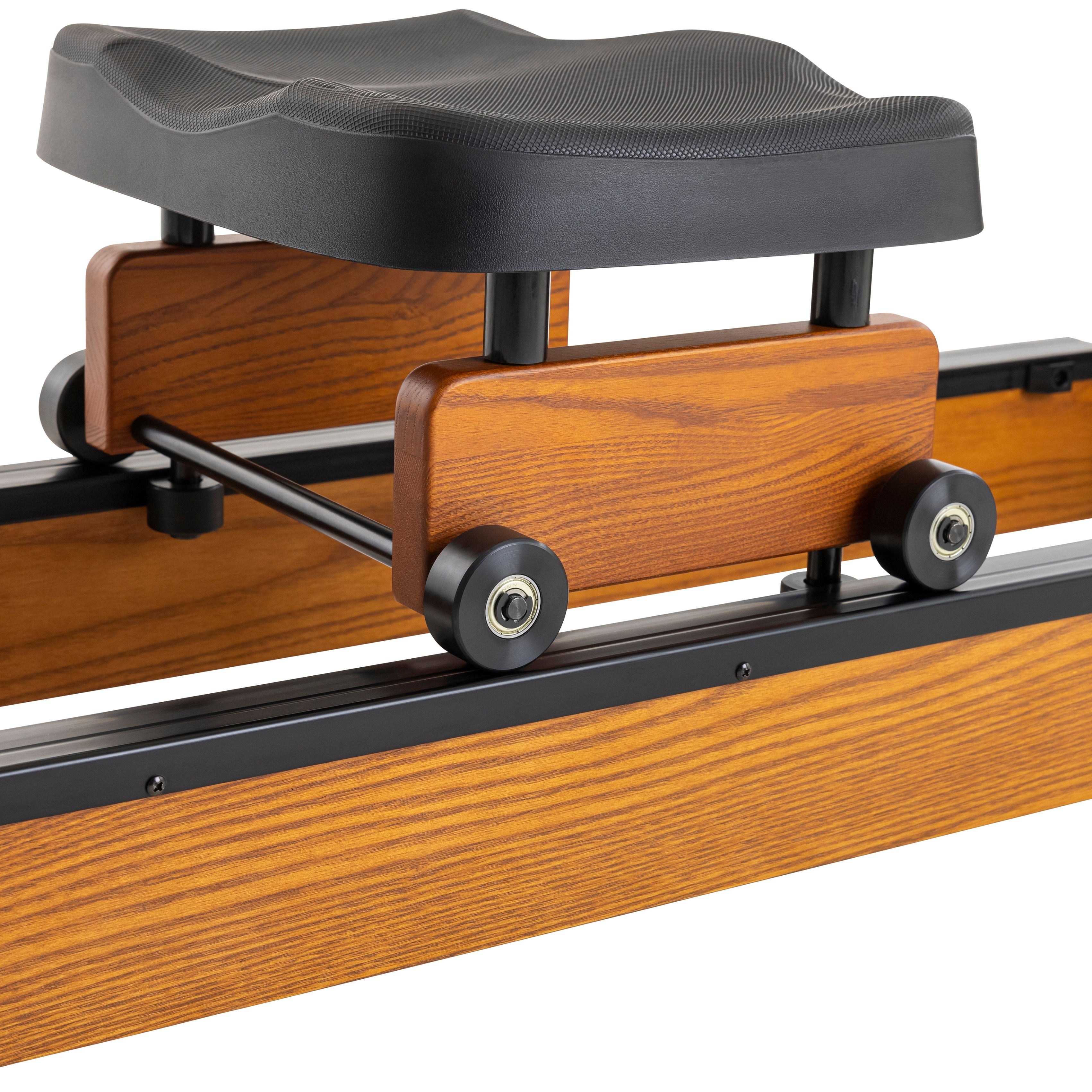 Fluid Rower Viking 3V Rameur + Support pour Smartphone - Chêne Foncé