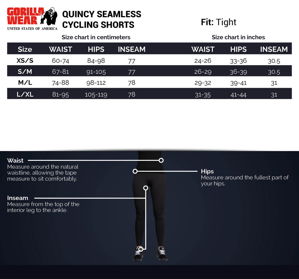 Gorilla Wear Quincy Seamless Cycling Shorts - Gris