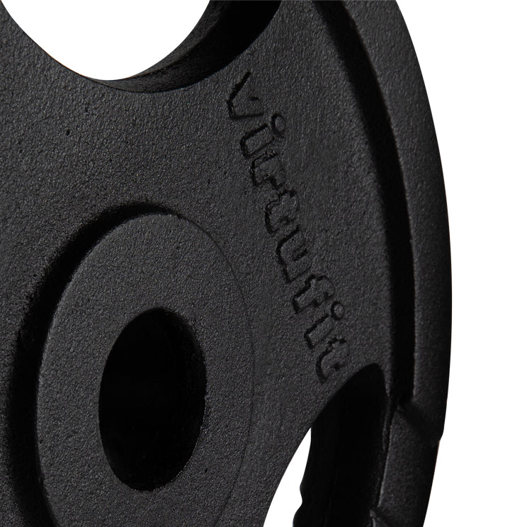 VirtuFit Disque d'Haltère Olympique en Fonte - 50 mm - 5 kg - Tweedekans