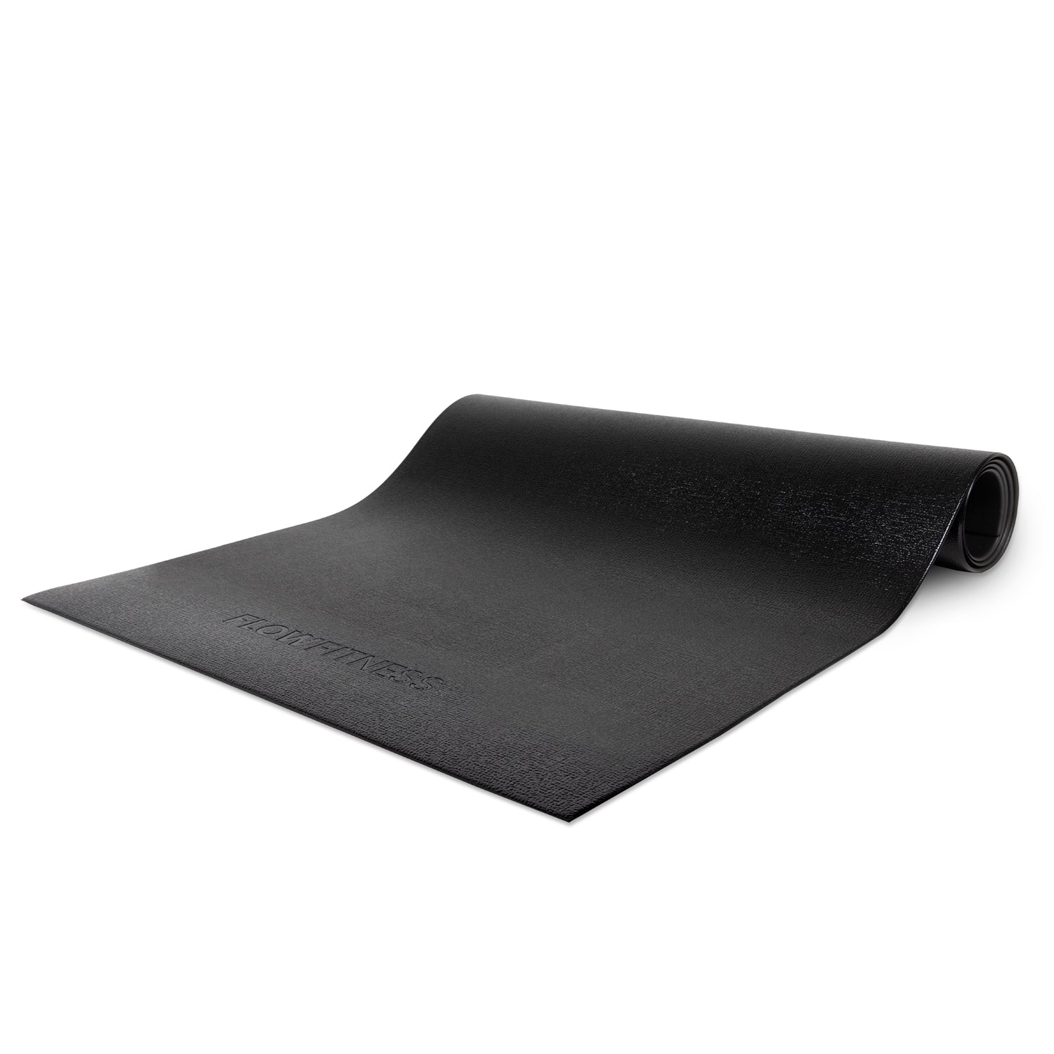 Tapis de protection antidérapant Flow Fitness - 229 x 91 cm - Noir - Tweedekans