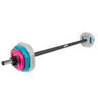 VirtuFit Aerobic Pump Set Pro Rubber - 20 kg - Gekleurd - Tweedekans
