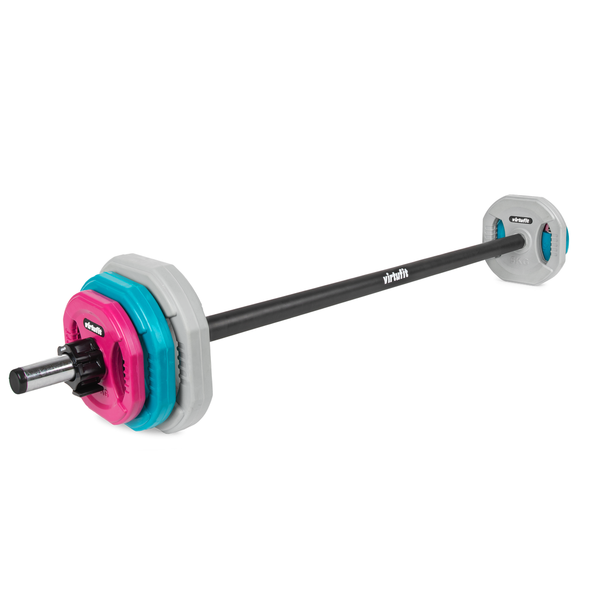VirtuFit Aerobic Pump Set Pro Rubber - 20 kg - Gekleurd - Tweedekans