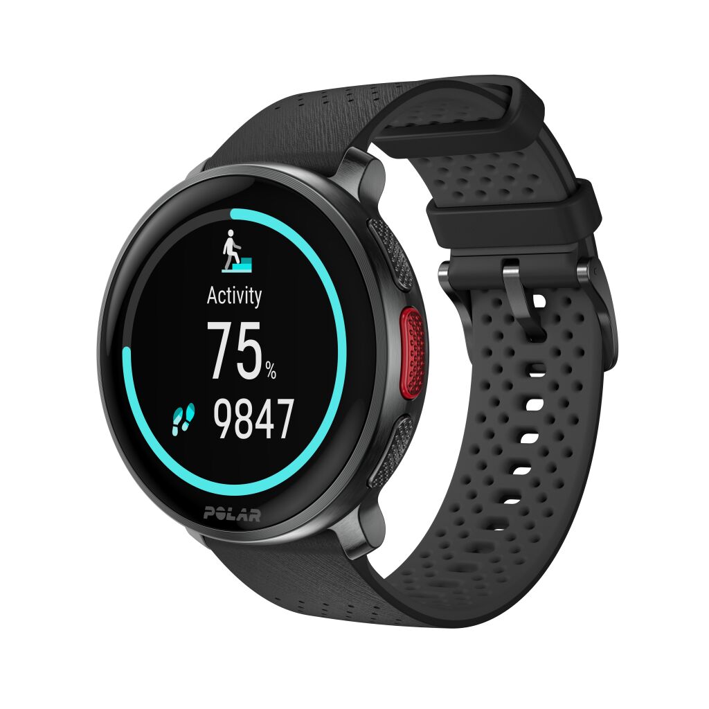 Polar Vantage V3 Sport Smartwatch met GPS - Zwart/Grijs - S-L