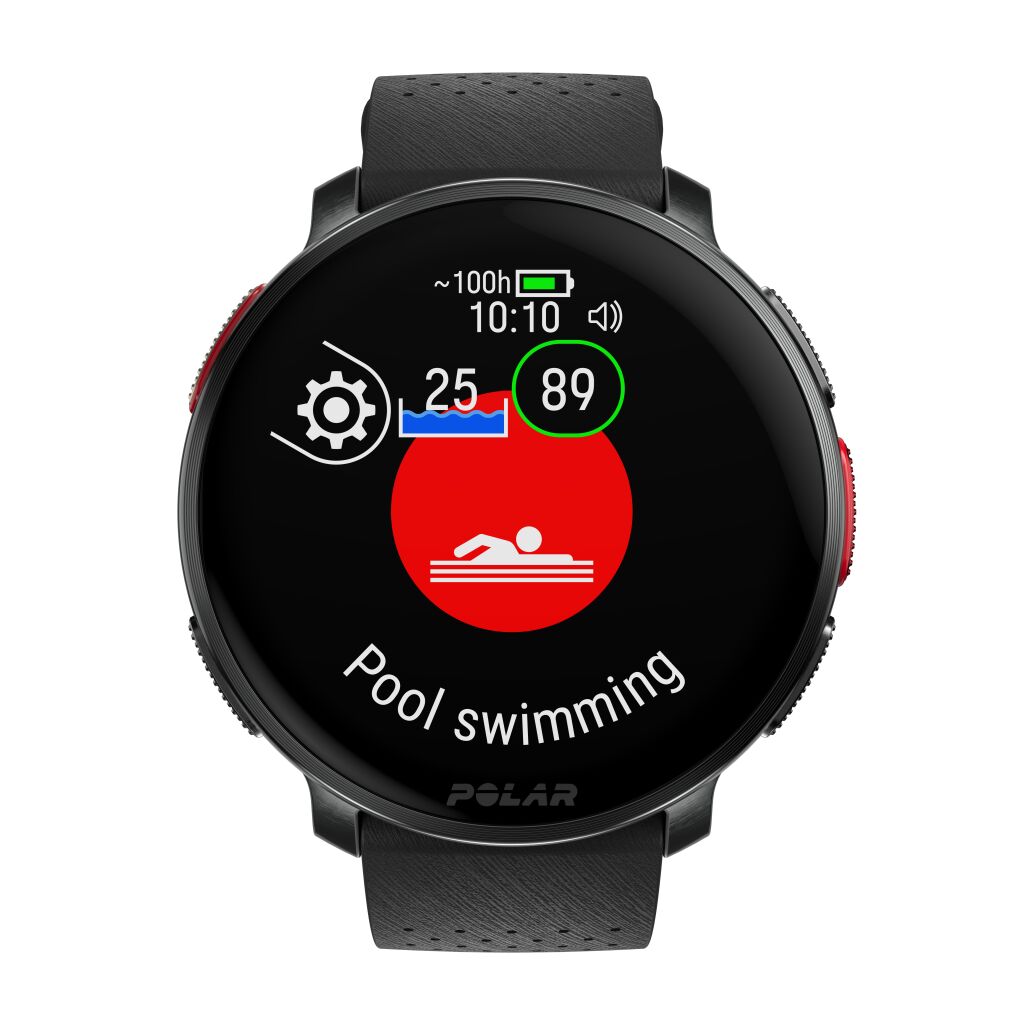 Polar Vantage V3 Sport Smartwatch met GPS - Zwart/Grijs - S-L