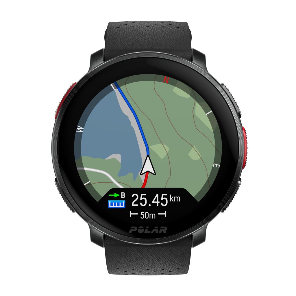Polar Vantage V3 Sport Smartwatch met GPS - Zwart/Grijs - S-L