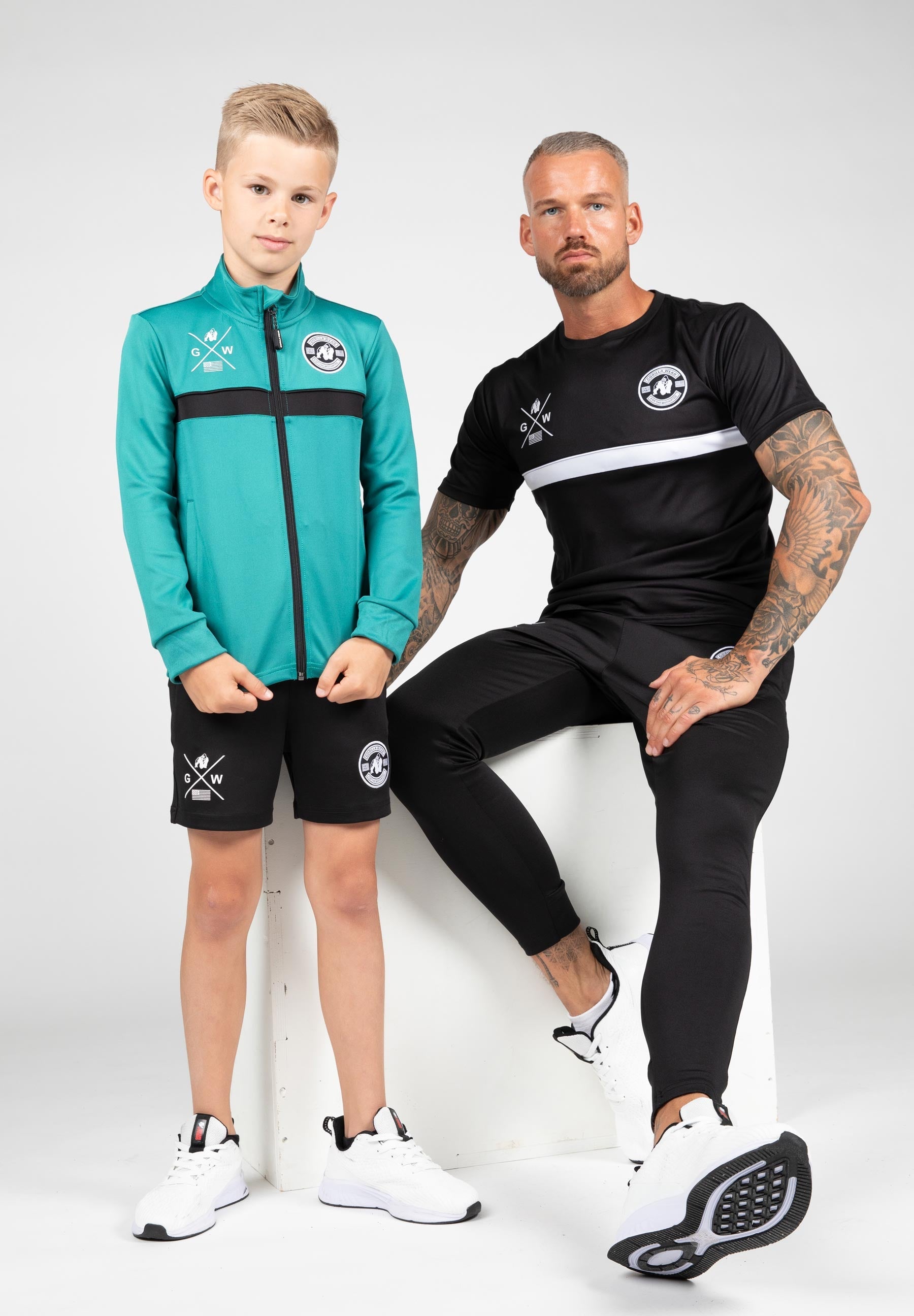 Gorilla Wear Vernon Kids Track Shorts - Noir