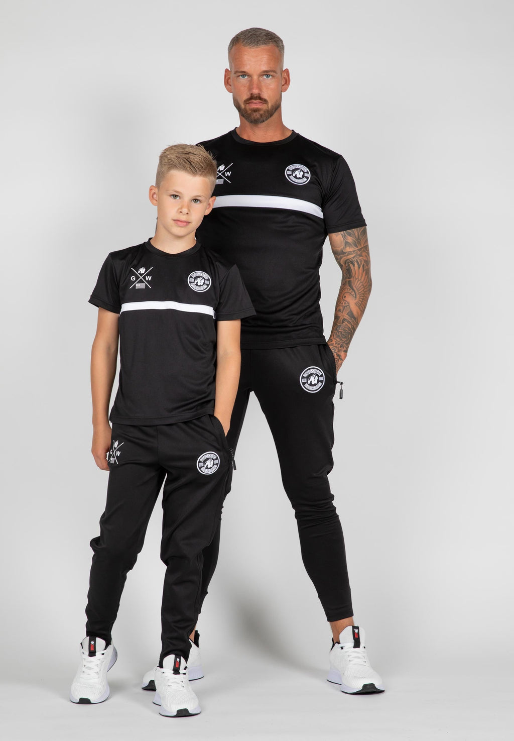 Gorilla Wear Vernon Kids Trainingsbroek - Track Pants - Zwart