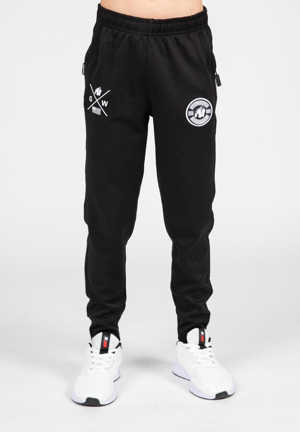 Gorilla Wear Vernon Kids Trainingsbroek - Track Pants - Zwart