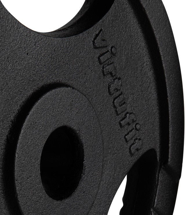 VirtuFit Support de stockage de plaques de poids + plaques de poids en fonte - 150 kg