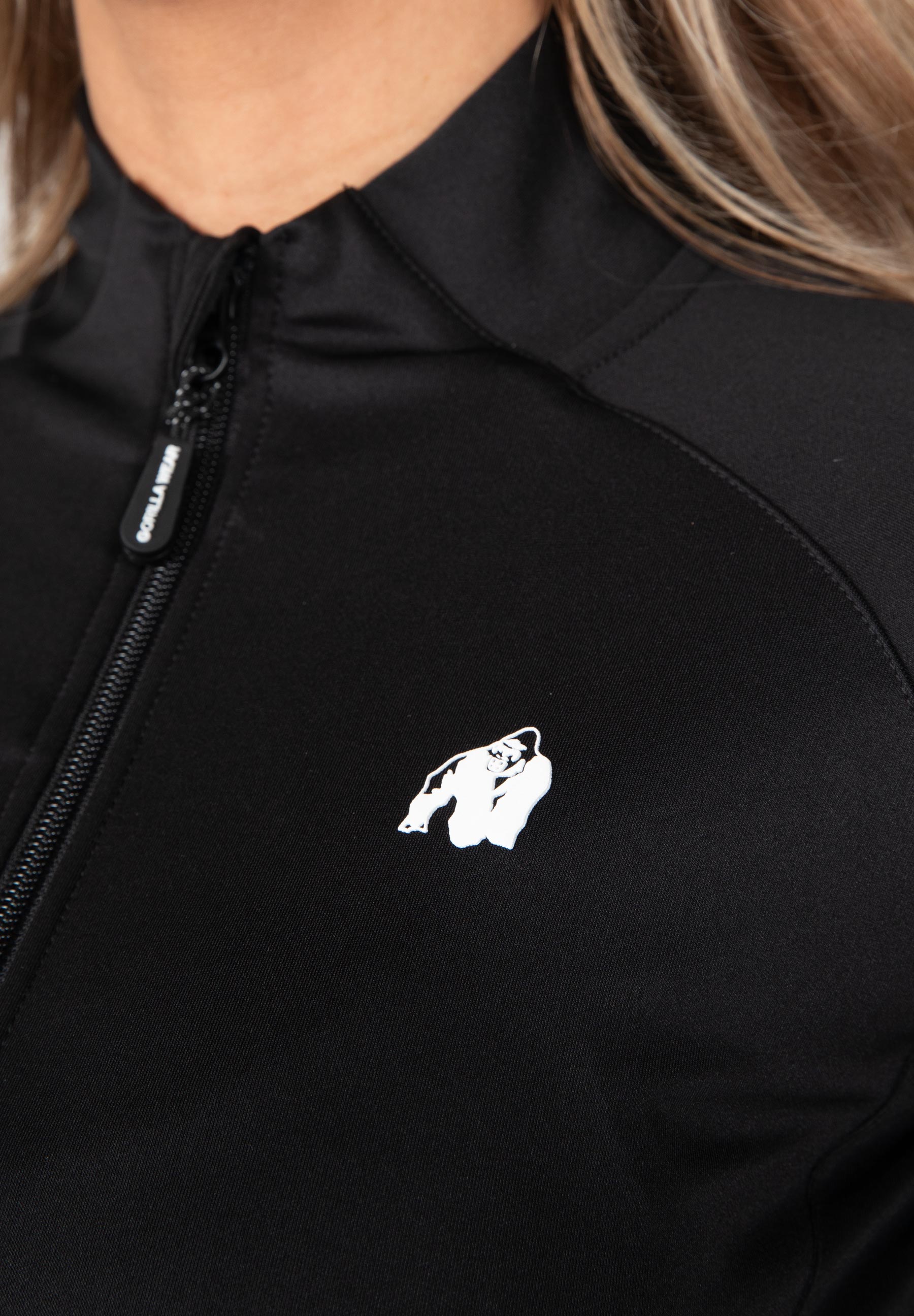 Gorilla Wear Rochelle Veste d'entraînement - Track Jacket - Noir