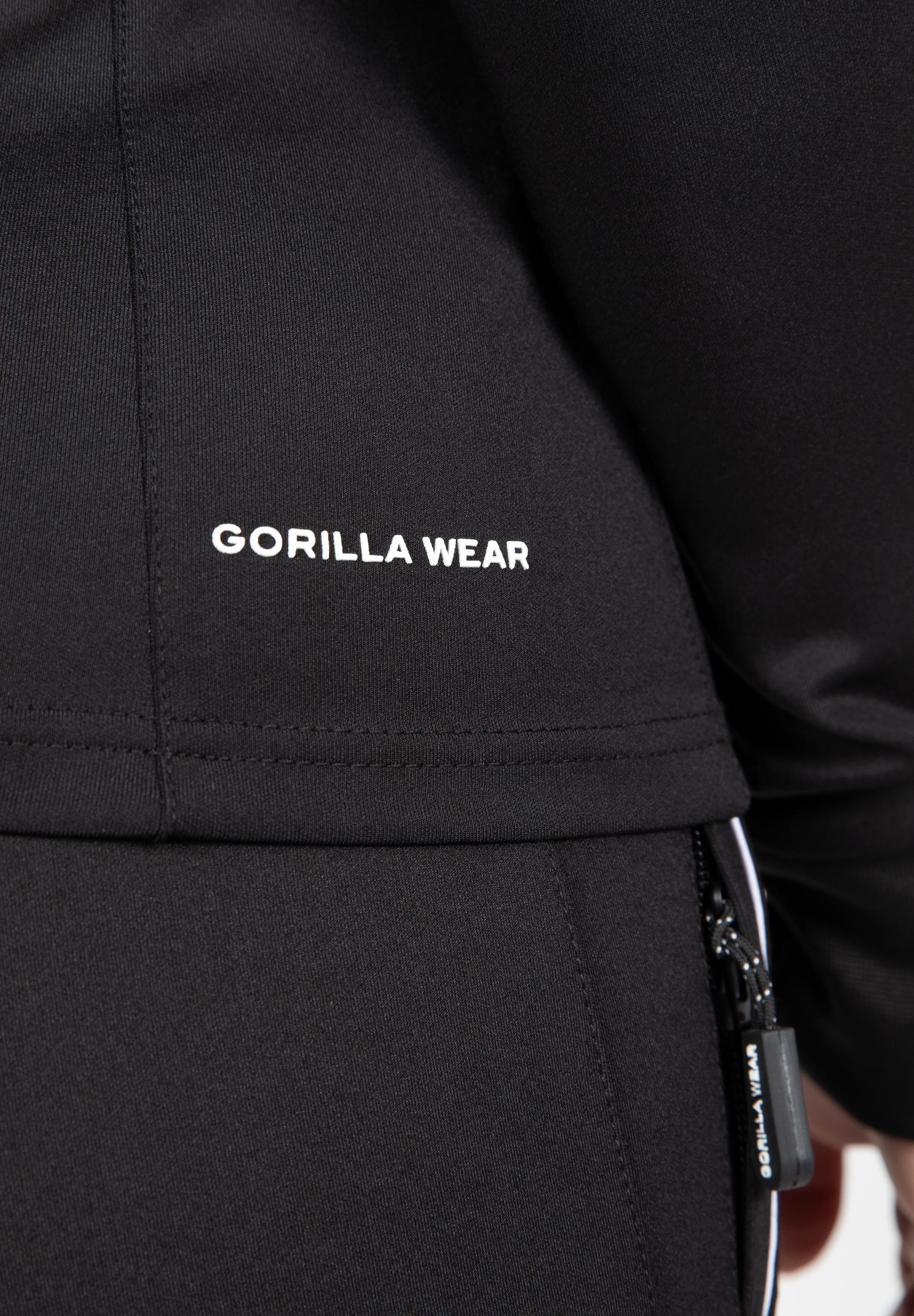 Gorilla Wear Rochelle Veste d'entraînement - Track Jacket - Noir
