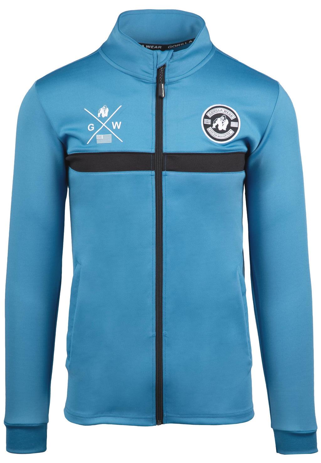 Gorilla Wear Vernon Trainingsjas - Track Jacket - Blauw