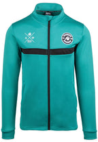 Gorilla Wear Vernon Veste d'entraînement - Track Jacket - Vert/Blue