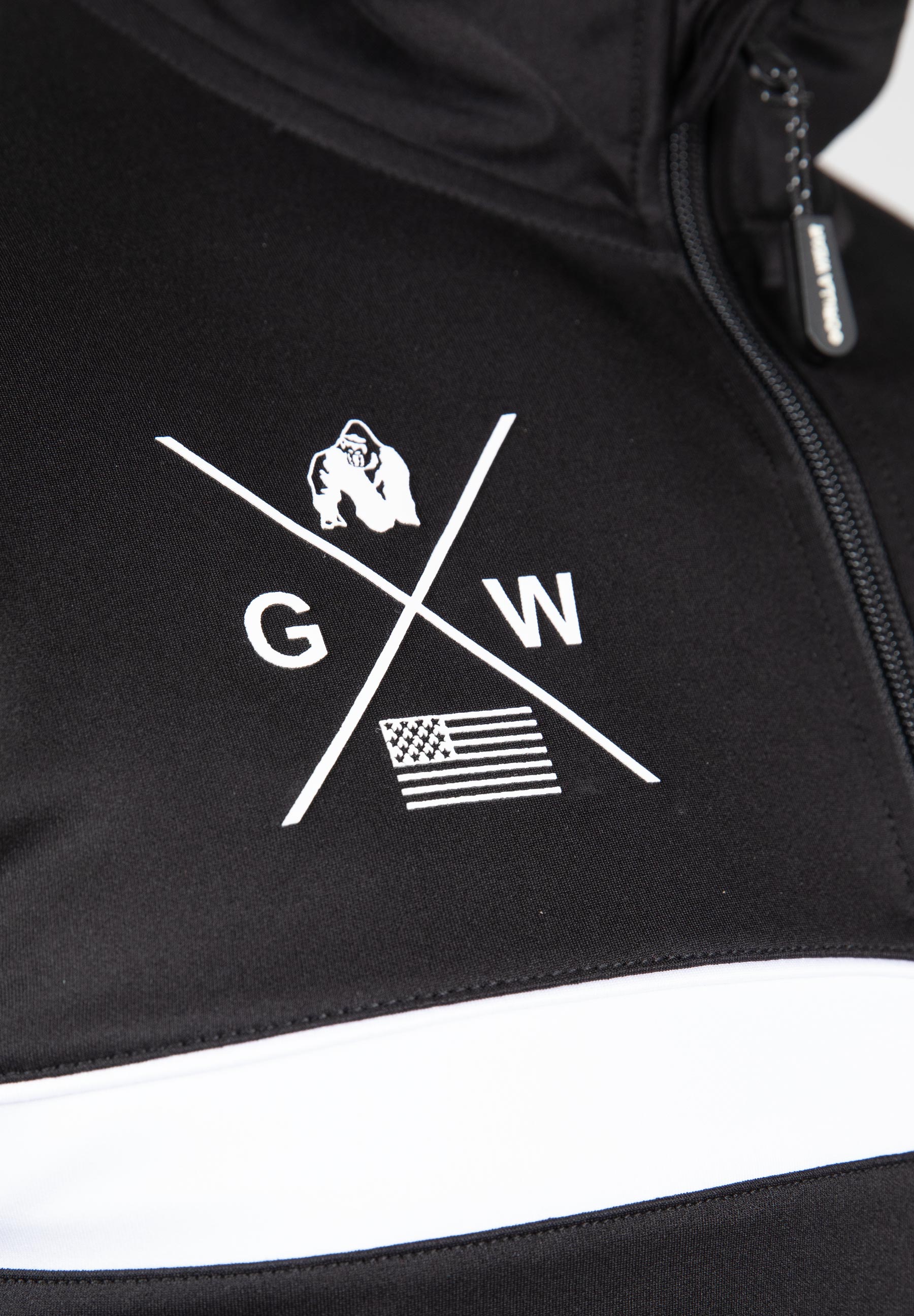 Gorilla Wear Vernon Trainingsjas - Track Jacket - Zwart