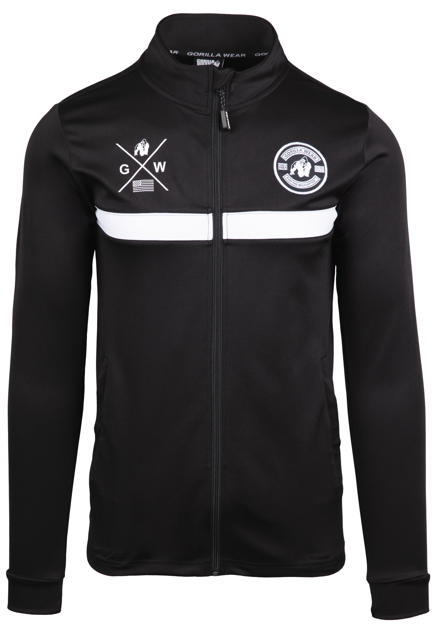 Gorilla Wear Vernon Trainingsjas - Track Jacket - Zwart