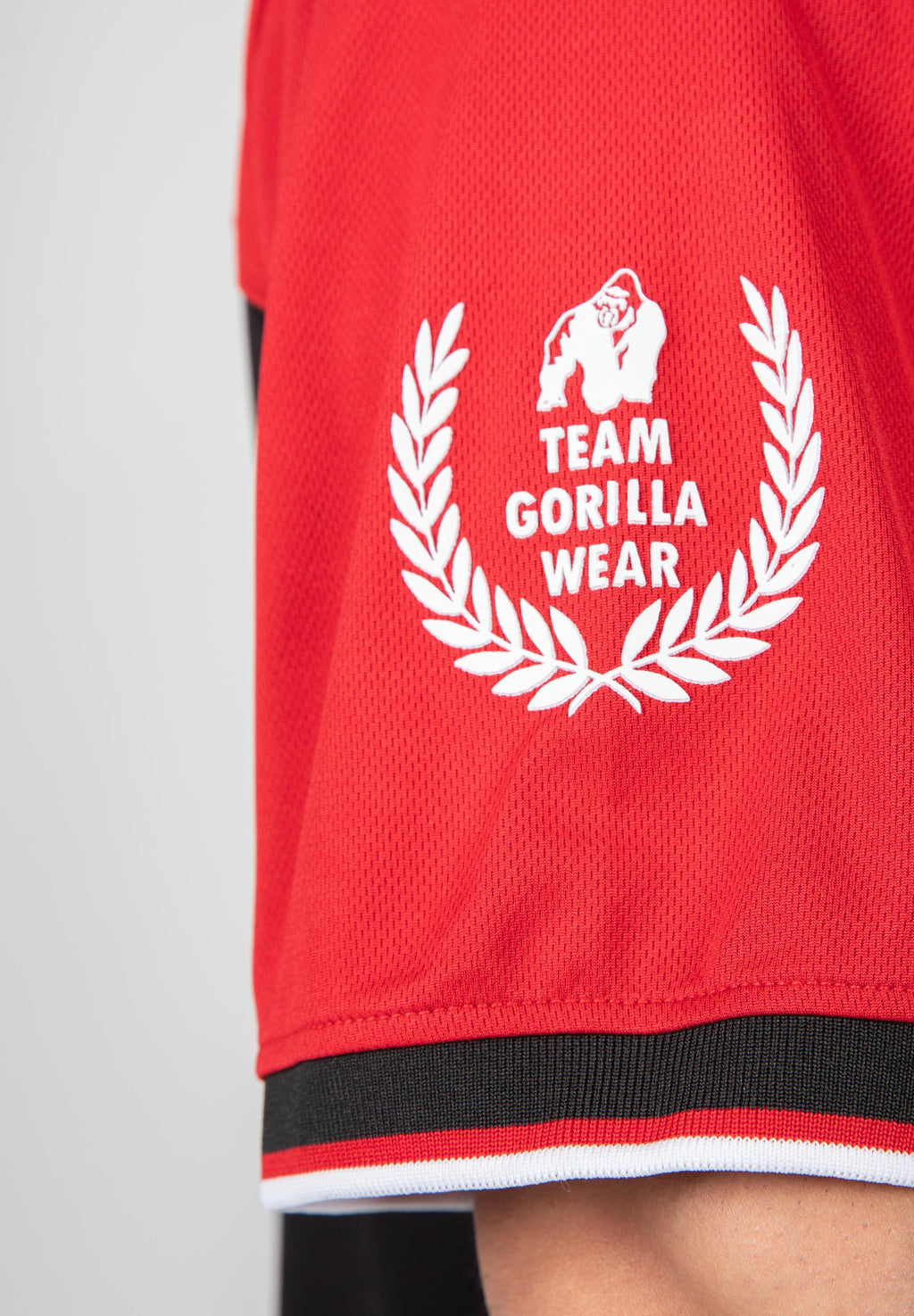 Gorilla Wear Trenton Football Jersey - Noir/Rouge
