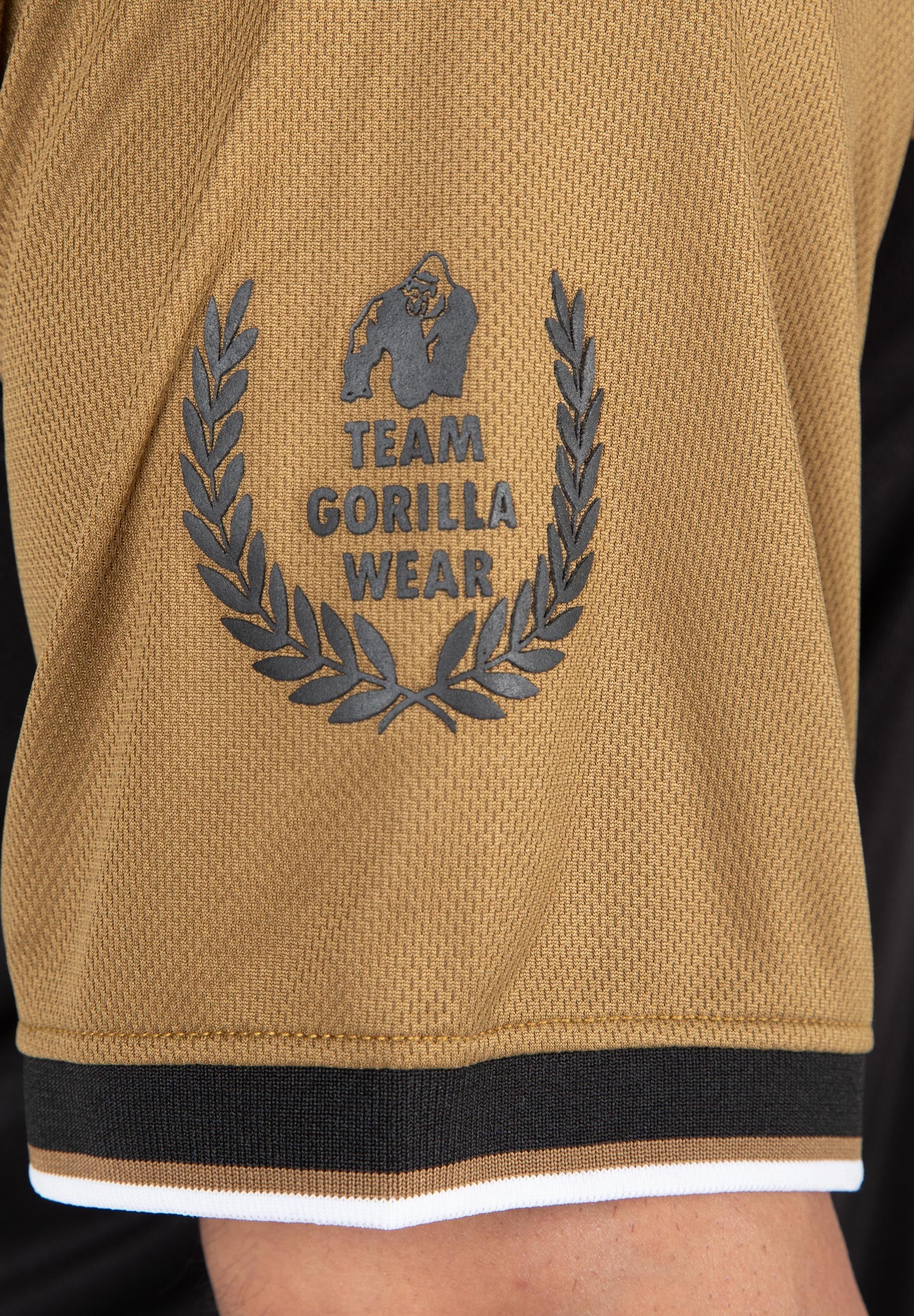 Gorilla Wear Trenton Football Jersey - Noir/Or
