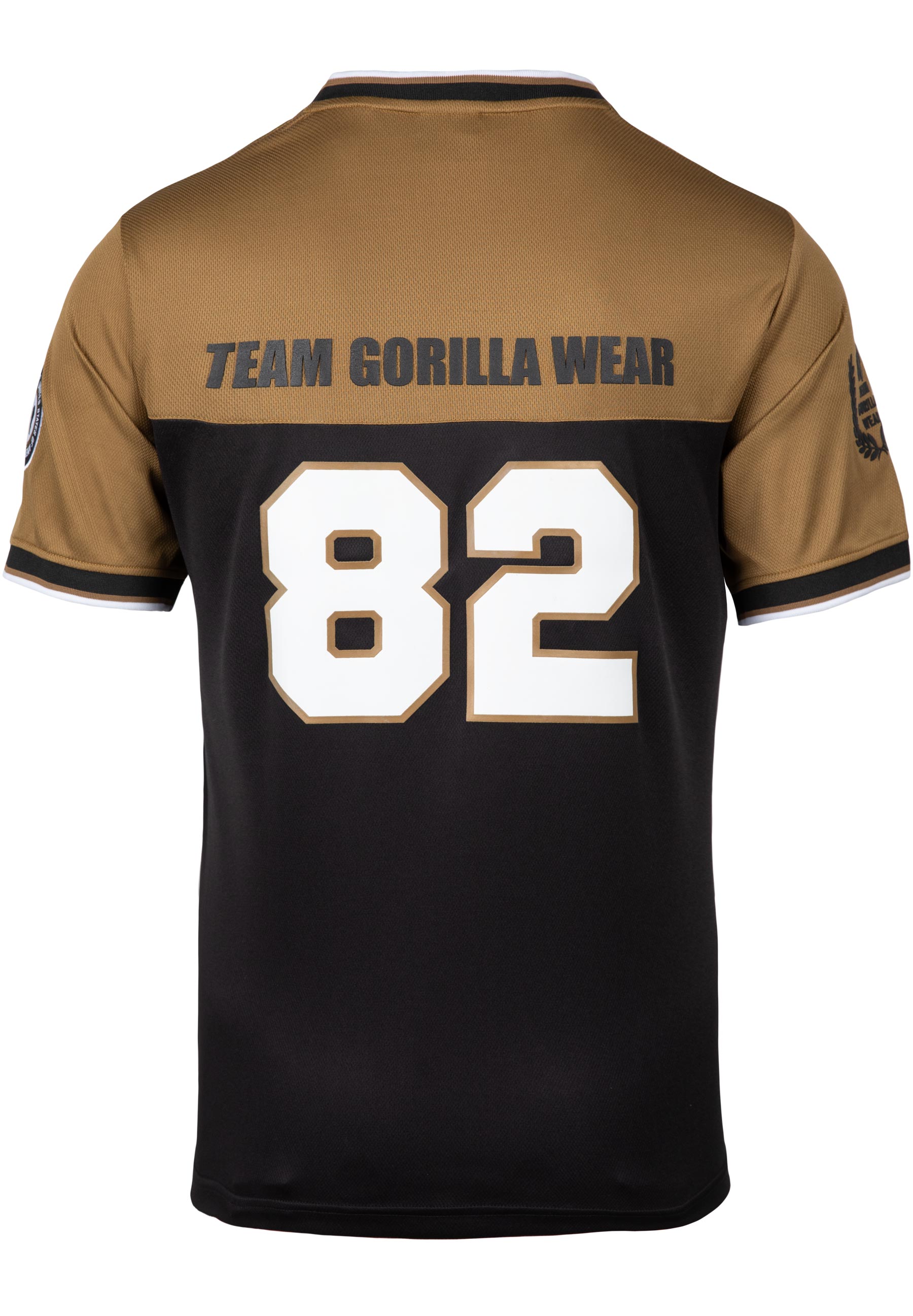 Gorilla Wear Trenton Football Jersey - Noir/Or
