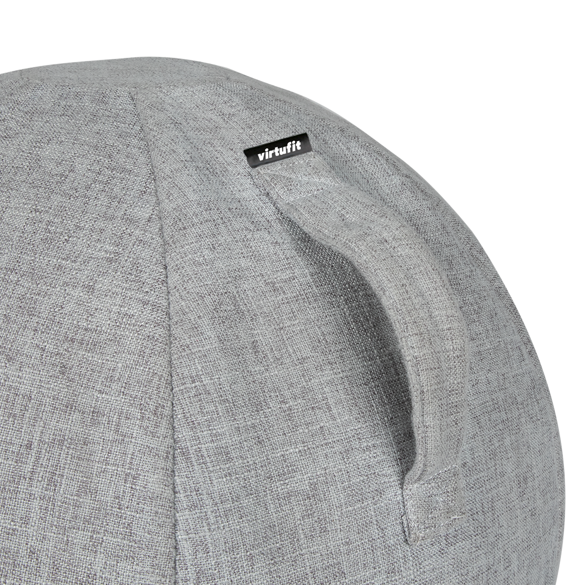 VirtuFit Anti-Burst Fitness Ball Pro - Gym Ball - Swiss Ball - avec pompe - Gris - 65 cm - Tweedekans