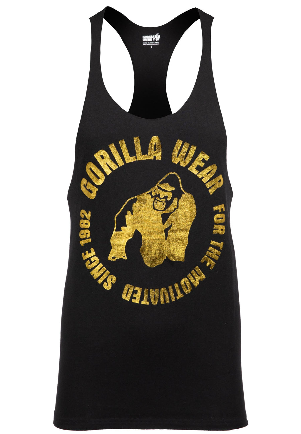 Gorilla Wear Melrose Stringer - Noir/Or