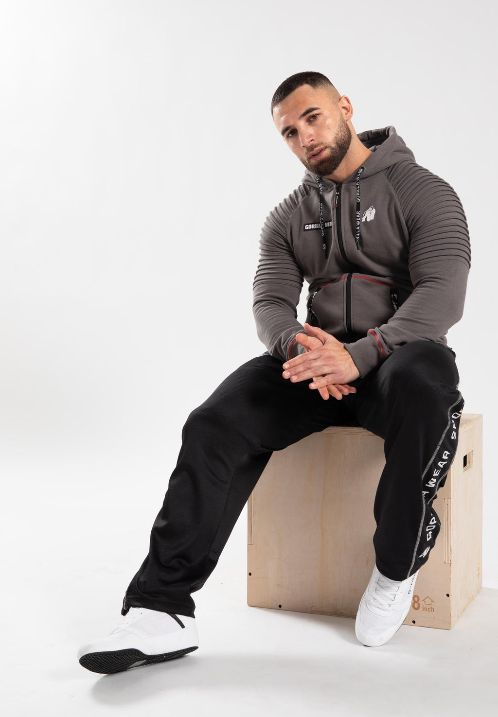 Gorilla Wear Georgia Zipped Hoodie - Gris