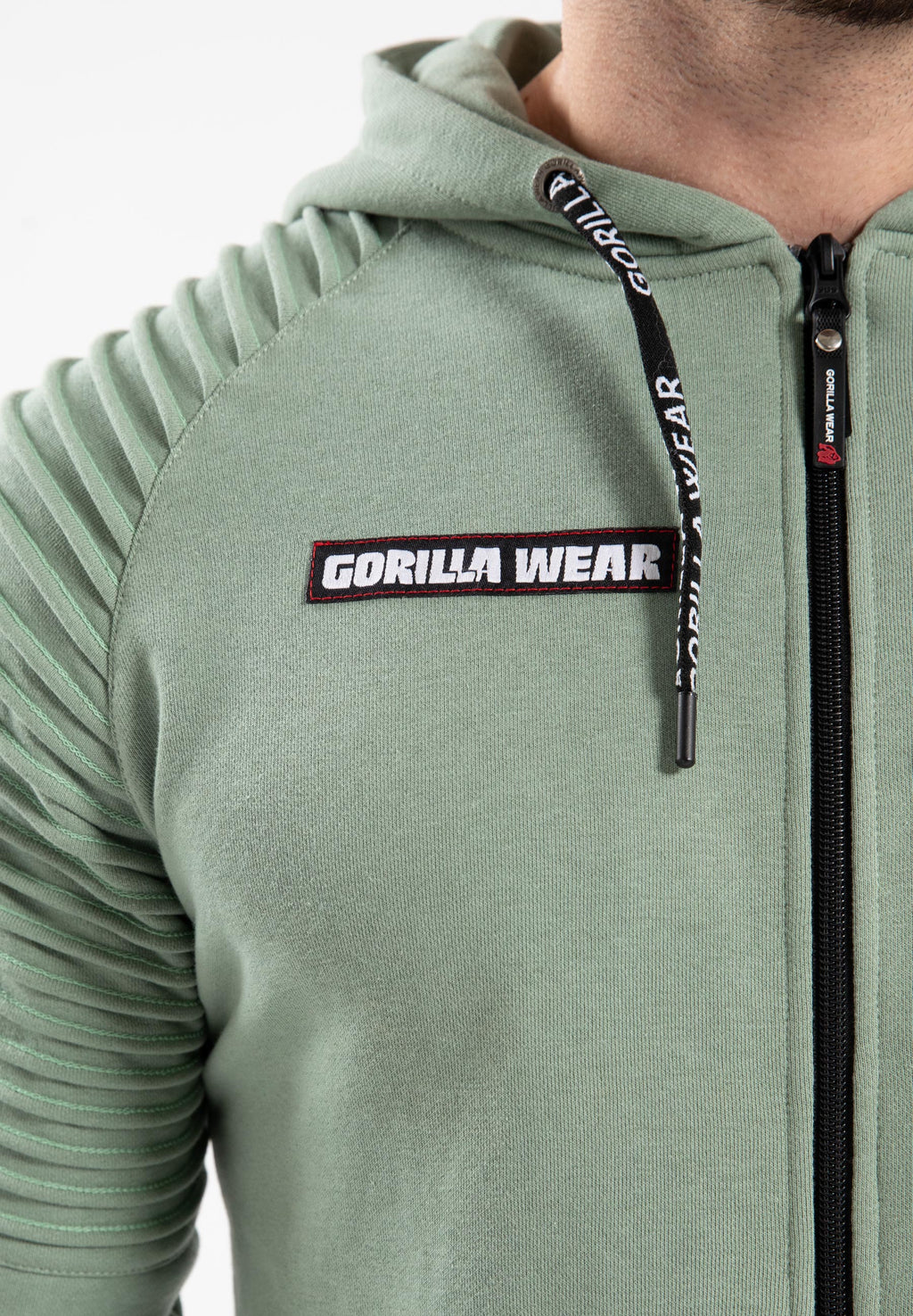 Gorilla Wear Georgia Zipped Hoodie - Vert