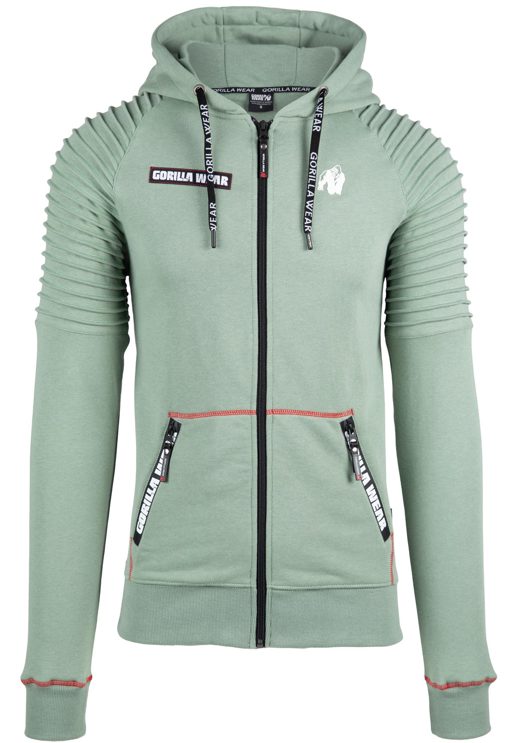 Gorilla Wear Georgia Zipped Hoodie - Vert