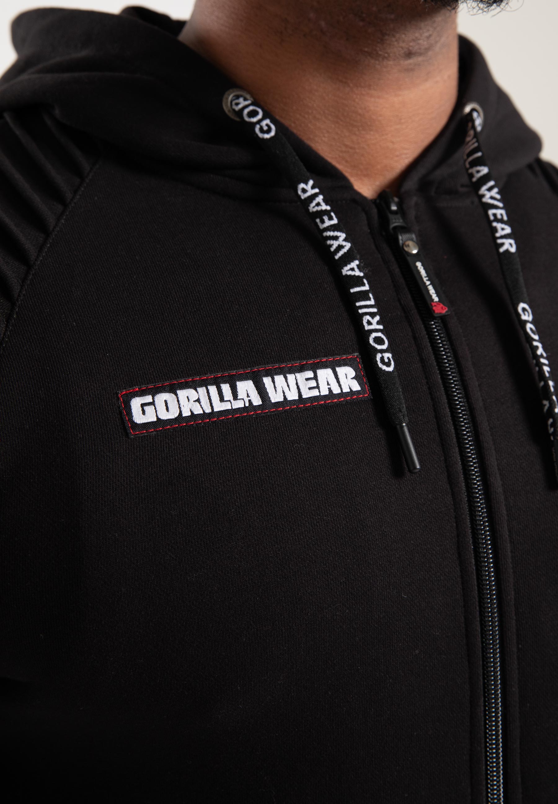Gorilla Wear Georgia Zipped Hoodie - Noir