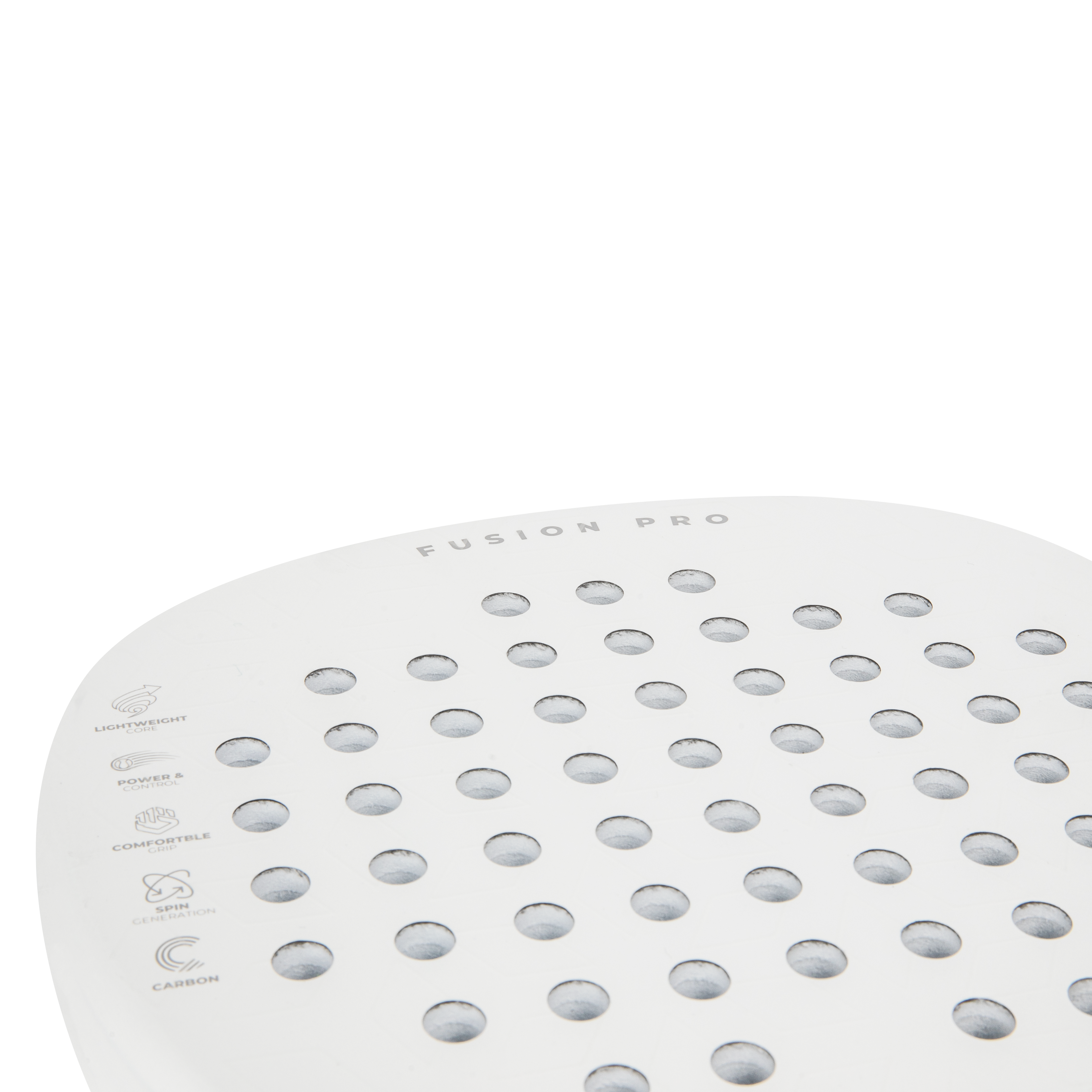 Raquette de padel VirtuFit Fusion Pro - Blanc - Argent - Tweedekans