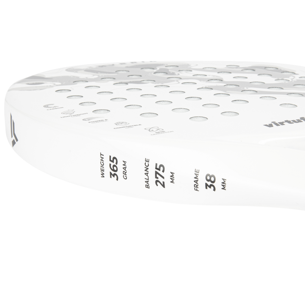 Raquette de padel hybride VirtuFit - Blanc - Gris - Tweedekans