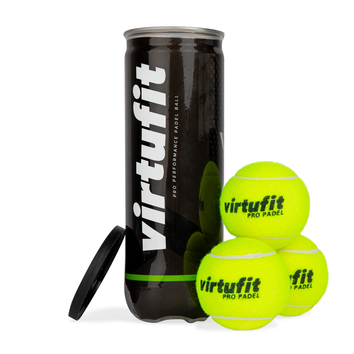 VirtuFit Pro Padel Ballen - Set / 3 ballen - Tweedekans