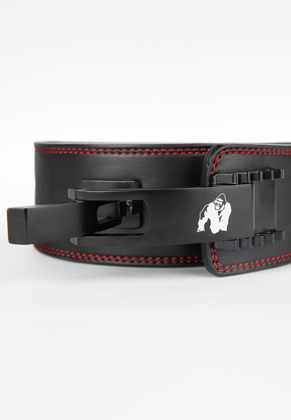 Gorilla Wear 4 Inch Ceinture De Levier En Cuir - Noir