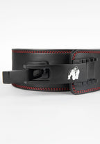 Gorilla Wear 4 Inch Ceinture De Levier En Cuir - Noir